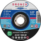 5 x disques DRONCO 1 mm inox coupe spéciale métal 125 mm acier inoxydable - DCD52