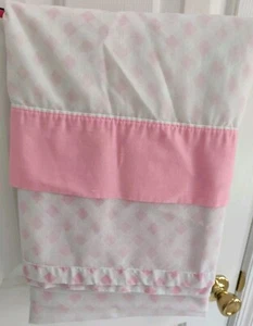 Dan River Dantrel Rosa Guinga Doble Hoja Plana Completa Muselina 81x104 De Colección Usado - Imagen 1 de 5