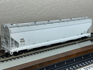 ANDERSON GRAIN - ACF CYLINDRICAL COVERED 4-BAY HOPPER CAR ETCHED-METAL HO Scale - Picture 1 of 15