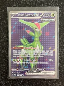 Pokémon TCG Temporal Forces Iron Leaves EX Full Art 186/162 - English - Picture 1 of 2