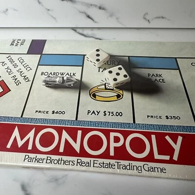 1975 Vintage Monopoly Gameboard No 9 Sealed - Parker Brothers NEW IN BOX Classic - Image 1 of 4