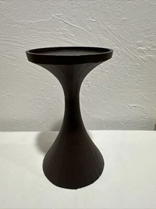 Kerzenhalter Kohl’s braun Keramik 3 Zoll Stumpenkerze 6” hoch - Bild 1 von 6