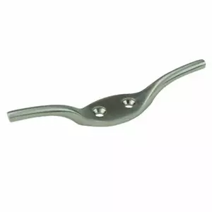 Solid Brass 3.75” Line Cleat, Window Shade Blind Drape Cord Holder, Satin Nickel - Picture 1 of 1