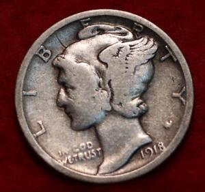 1918-S San Francisco Mint Silver Mercury Dime