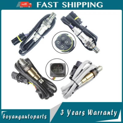 4PCS Oxygen O2 Sensor For BMW 2007-2010 335i, 2011-13 335is 3.0L Up&Downstream - Image 1 of 4