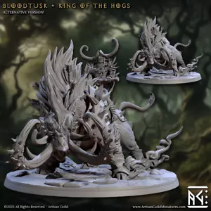 Beestia Jabalí Jabalí Warhog Gigante - Rey de los Cerdos - Gremio de Artesanos - Mazmorras y Dragón - Imagen 1 de 1