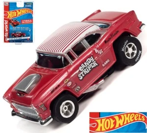 Auto World Hot Wheels '55 Chevy Bel Air Gasser Candy Striper Tribute Fits AFX - Picture 1 of 6