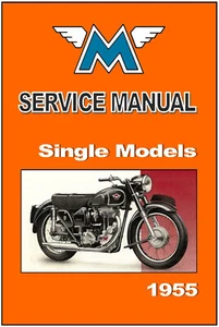 MATCHLESS Workshop Manual Model G3 & G80 Singles 1955 Service & Repair - Picture 1 of 4