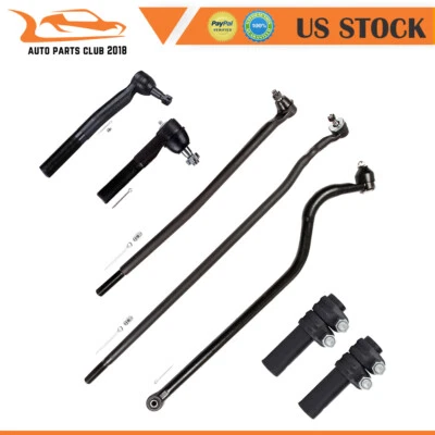 7pcs Tie Rod Ends Track Bar Suspension Kit For Dodge Ram 2500 3500 Dana 60 4WD Foto 1 de 4