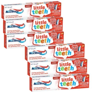 6x Macleans Little Teeth Toothpaste 4-6 years 63g - Picture 1 of 12