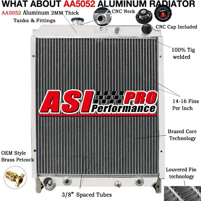 2 Row Radiator For 2005~2010 Hino 238 258 268 338 16400E0230 16400E0070 - Image 1 of 4