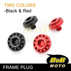 CNC Frame Plugs Central Bolts Set For Ducati MONSTER 696 08-14 13 12 11 10 09 - Picture 1 of 7