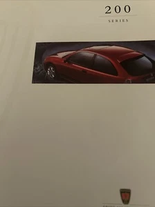 Rover 200 Series Original Car Sales Info Brochure Frameable From 1995 - Picture 1 of 4