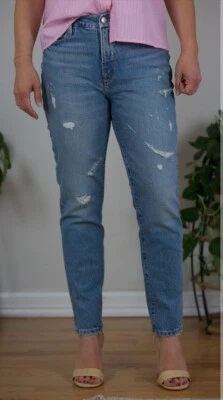 Jeans Good American Good Classic Indigo 046 desgastados talla 2/26 tiro alto nuevos con etiquetas Foto 1 de 4