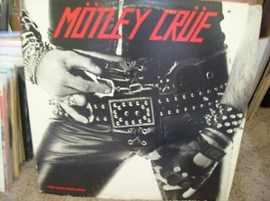 MOTLEY CRUE Too Fast for Love 1982 metal LP + insert EXC - Imagen 1 de 5