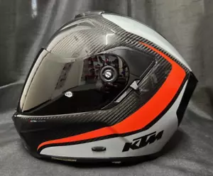 Casco de moto turismo Nolan X-903 ULTRA CARBON Intrigo con pegatinas KTM - Imagen 1 de 11