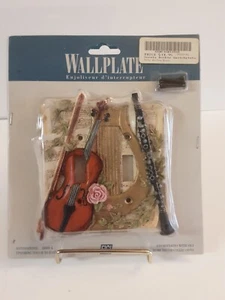 New Figi Graphics 3D Sonata Double Switchplate Outlet Cover Musical Instruments - Picture 1 of 7