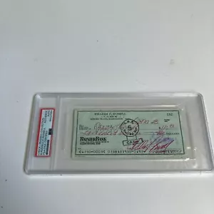 Bill Russell Signed Autographed Bank Check PSA DNA Boston Celtics HOF Legend - Picture 1 of 3