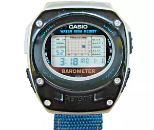 Casio BM-610 1284 reloj alpinista altímetro barómetro alrededor de 1990 JAPÓN - Imagen 1 de 7