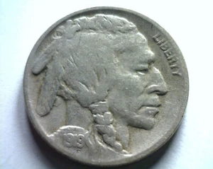 1919-D BUFFALO NICKEL FINE / VERY FINE F/VF NICE ORIGINAL COIN FROM BOBS COINS - Picture 1 of 2