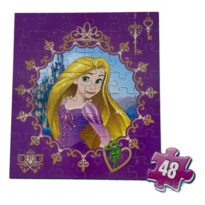 Rompecabezas de 48 piezas Tangled Rapunzel Disney Princess divertido 10,3" x 9,1" T2 Foto 1 de 4