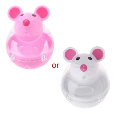Interactive Tumbler Toy Dispenser Funny Mice Chasing Treat Feeder - Image 1 of 4