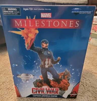 Estatua Capitán América: Civil War Marvel Milestones - Capitán América Foto 1 de 4