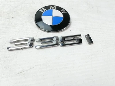 2010 BMW 335i E90 Sedan Trunk Lid BMW Emblem / Badge w Letters Set - Image 1 of 4
