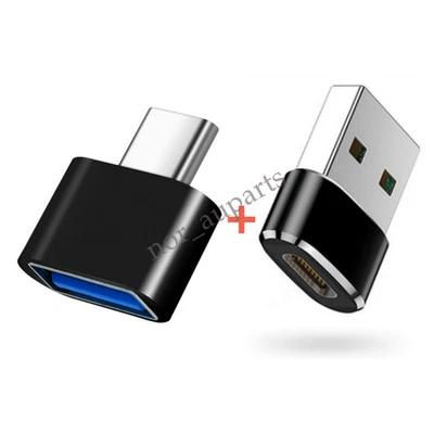 USB C auf USB A Adapter SET USB-Stick Samsung MacBook Buchse Xiaomi Laptop OTG - Bild 1 von 4