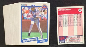 Darryl Strawberry Baseball Card Lot 50 Fleer 1990 #217 - Mint/Near Mint! - Picture 1 of 2