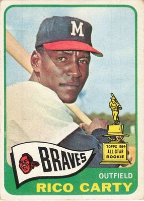 Rico Carty Milwaukee Braves 1965 Topps #305 Foto 1 de 2