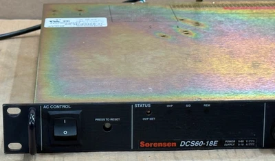 Sorensen DCS60-18E M9C 0-60V 0-18A 1000W Programmable DC Power Supply GPIB - Image 1 of 4