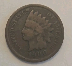 Indian Head Cent Penny 1900 - Bild 1 von 2