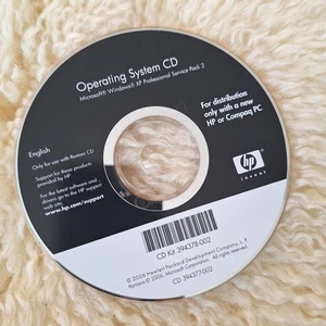 HP Compac PC Windows XP Professional SP2 Service Pack 2 Operating System CD - Picture 1 of 4