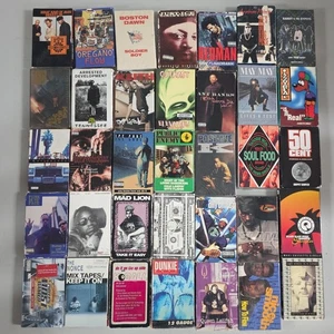 90s Hip Hop Rap Cassette Single Lot (35) ICE CUBE BONE THUGS PUBLIC ENEMY OUTKAS - Bild 1 von 11