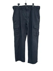 Patagonia Worn Wear Denim Cargo Pants Men's 40x32 Straight Charcoal Gray EUC - Picture 1 of 6
