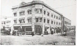 Goldfield, NV, Main and Ramsey Streets, around 1910 - Picture 1 of 2