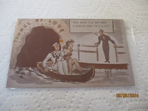 Militär Comic WWII Mutoskop, Sie sicher, dass Sie keinen Konvoi wollen nächste Reise Postkarte - Bild 1 von 3