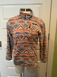 Southern Marsh Aztec Pullover Fleece Youth Large 1/4 Zip Hiking Western - Picture 1 of 14
