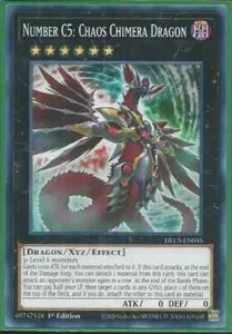 Yugioh - Número C5: Chaos Chimera Dragon - Tarjeta 1a Edición - Imagen 1 de 1