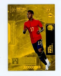 2021-22 Ansu Fati Skybox Metal Universe Precious Metal Gems PMG Gold Card 23/100 - Picture 1 of 3