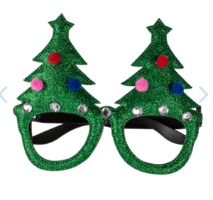 CHRISTMAS NOVELTY GLASSES Xmas Festive Specs Accessory Party Adult Sunglasses - Picture 1 of 7