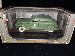 SIGNATURE MODELS 1936 CHYSLER AIRFLOW  DIE CAST  1:32 SCALE NEW IN BOX