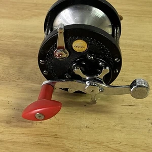 Vintage OLYMPIC No 51 Salt Water Casting Reel 1960’s Deep Sea Fishing No51 - Picture 1 of 6