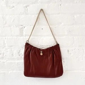 Vintage Ande Leather shoulder bag rust color - Picture 1 of 13