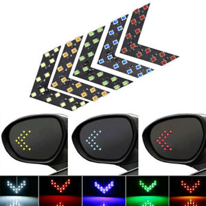 2x Car Side Rear View Mirror 14-SMD LED Lamp Auto Turn Signal Lights Accessories