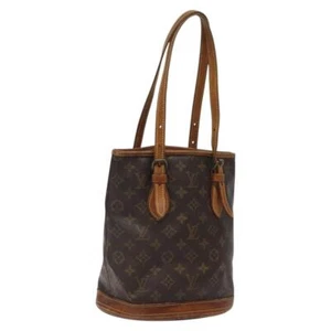 Auténtico bolso de hombro Louis Vuitton Bucket PM con monograma de colección M42238 LV BD1806 - Imagen 1 de 22