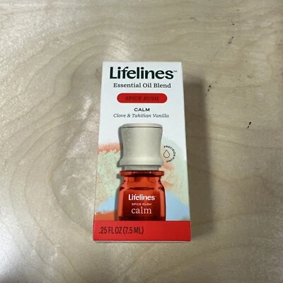 Lifelines Essential Oil Blend CALM Spice Rush .25 oz New - Image 1 of 4