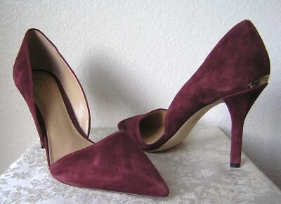 Michael Kors - D'Orsay Zapatos de salón Borgoña Gamuza 10M Foto 1 de 4