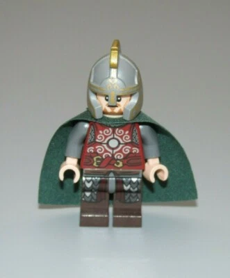 Lego Señor de los Anillos Hobbit Eomer con capa verde oscuro Minifigura 9471 Foto 1 de 3